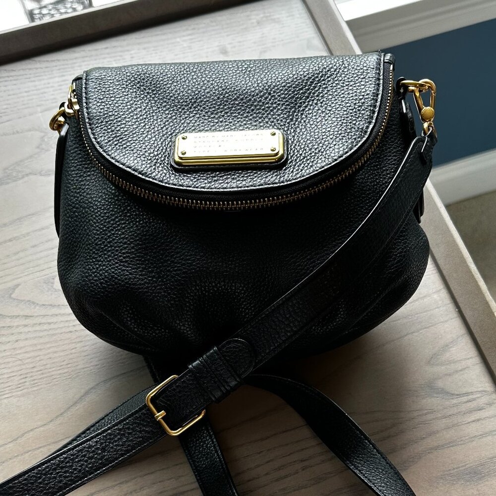 Marc Jacobs Natasha Crossbody Bag, Black Leather, Great Condition